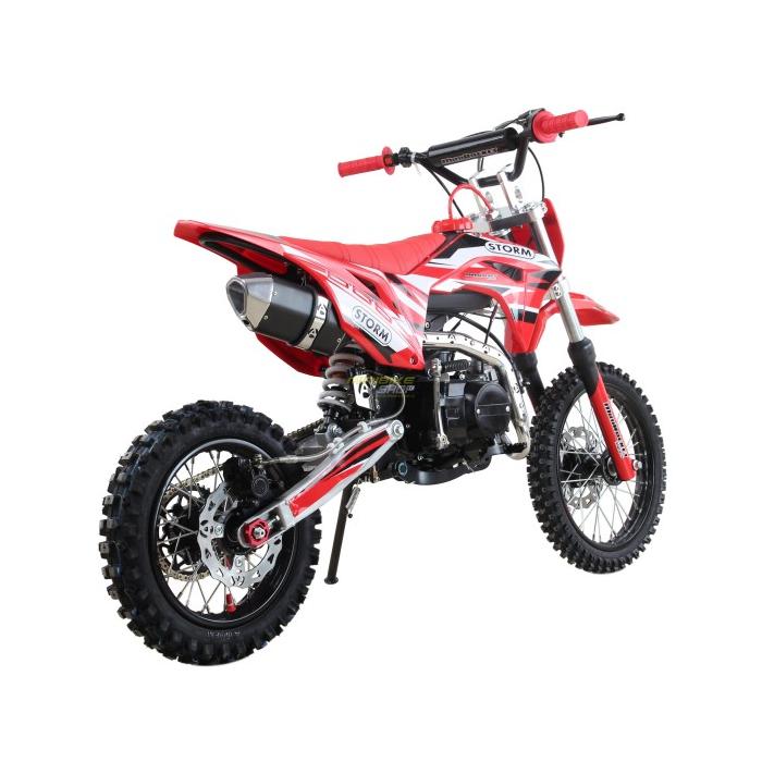 pitbike Mini Rocket Storm 125ccm červený