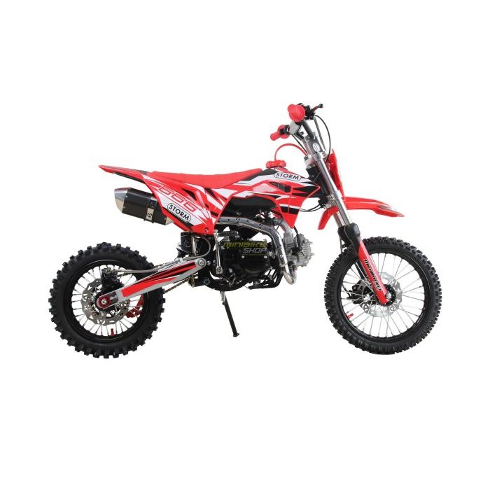 pitbike Mini Rocket Storm 125ccm červený