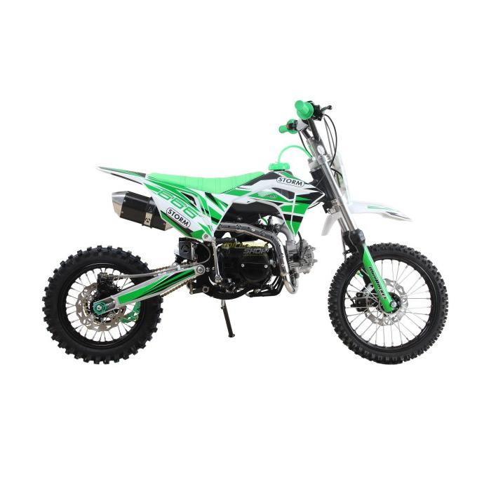 pitbike Mini Rocket Storm 125ccm zelený