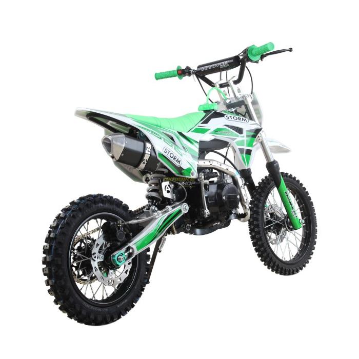 pitbike Mini Rocket Storm 125ccm zelený