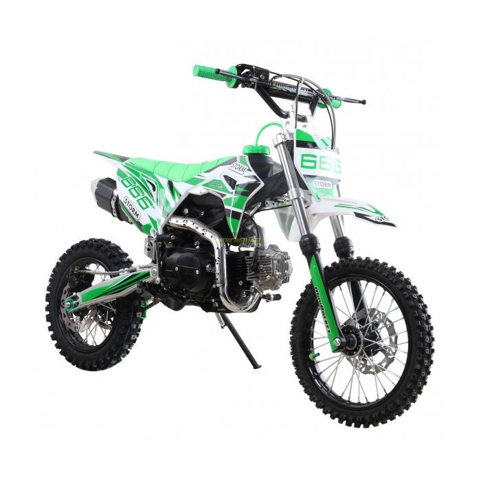 pitbike Mini Rocket Storm 125ccm zelený