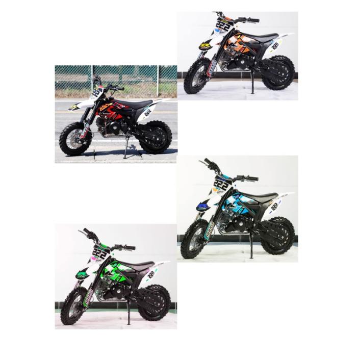 pitbike Mini Rocket TRO 50 4T, Barevná možnost modrá