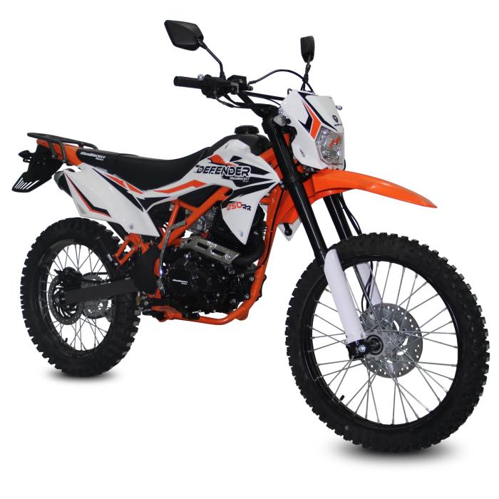 pitbike Mikilon Defender 250 RR, Barevná možnost oranžová