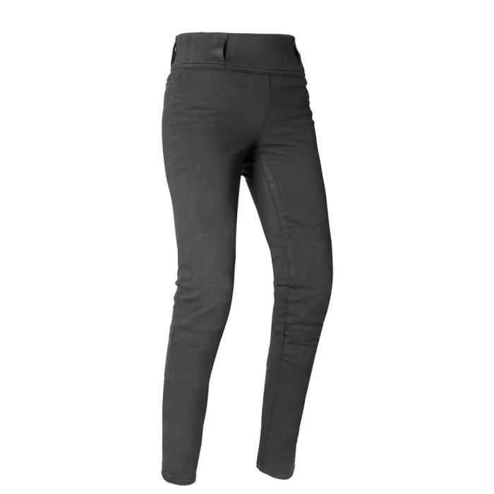 dámské moto kalhoty Oxford Super Leggings 2.0 černé, Délka prodloužené, Velikost 10