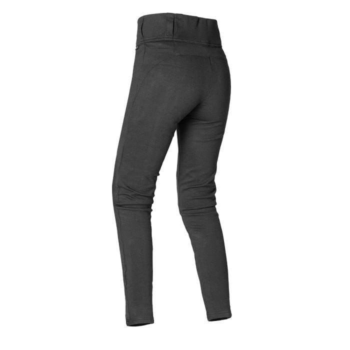 dámské moto kalhoty Oxford Super Leggings 2.0 černé, Délka prodloužené, Velikost 10