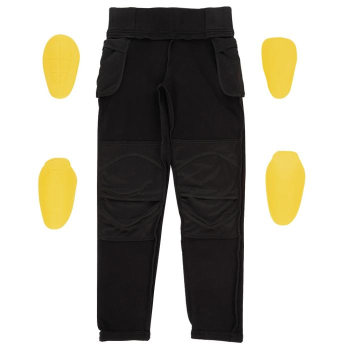 dámské moto kalhoty Oxford Super Leggings 2.0 černé, Délka prodloužené, Velikost 10