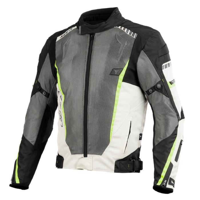 textilní moto bunda Seca Airflow II šedá - LETNÍ, Velikost XL