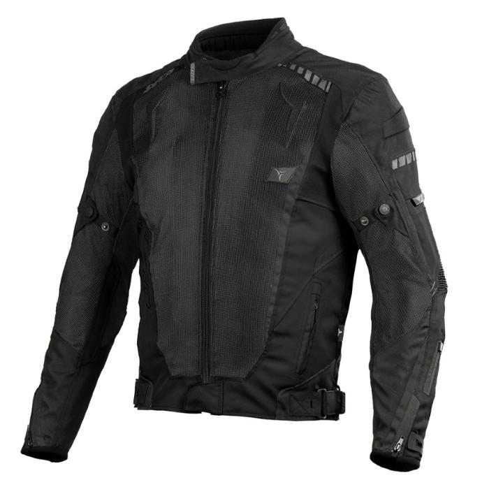 textilní moto bunda Seca Airflow II černá - LETNÍ, Velikost M