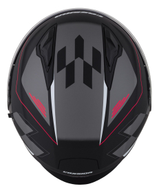otevřená helma Cassida Jet Tech RoxoR černá matná/bílá/červená/šedá