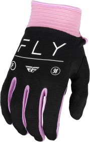 dámské rukavice na motokros Fly Racing F-16 černá/levandulová