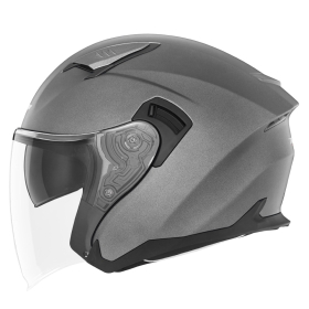 otevřená helma Nox N130 titanová matná